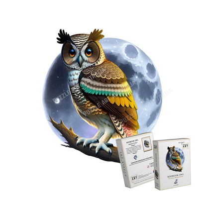 Boobook Owl Wooden Puzzle Puzzle Art Australia