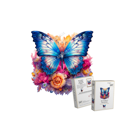 Butterfly Blossom ~ Decorative Wooden Puzzle Puzzle Art Australia