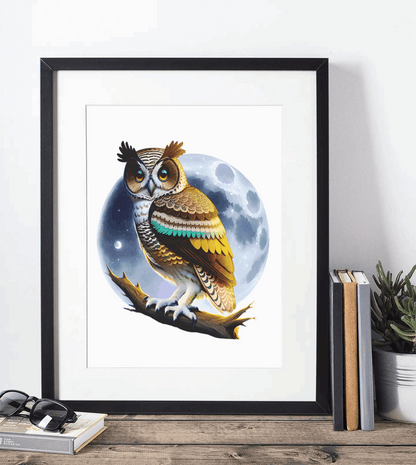 Boobook Owl Puzzle Art Australia