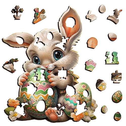 Bunny Delight Wooden Puzzle
