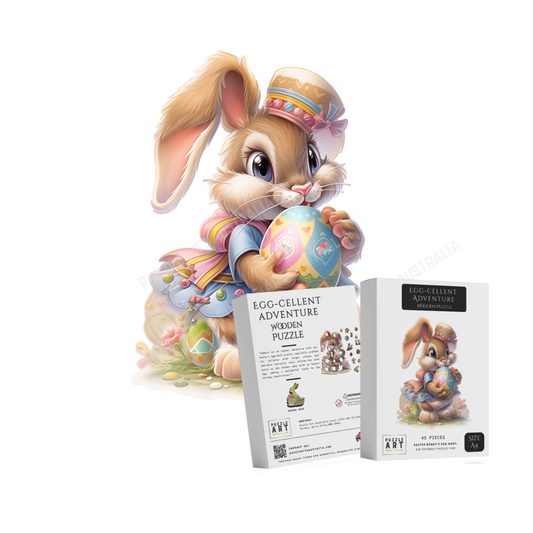 Bunny Hunt Wooden Puzzle Puzzle Art Australia