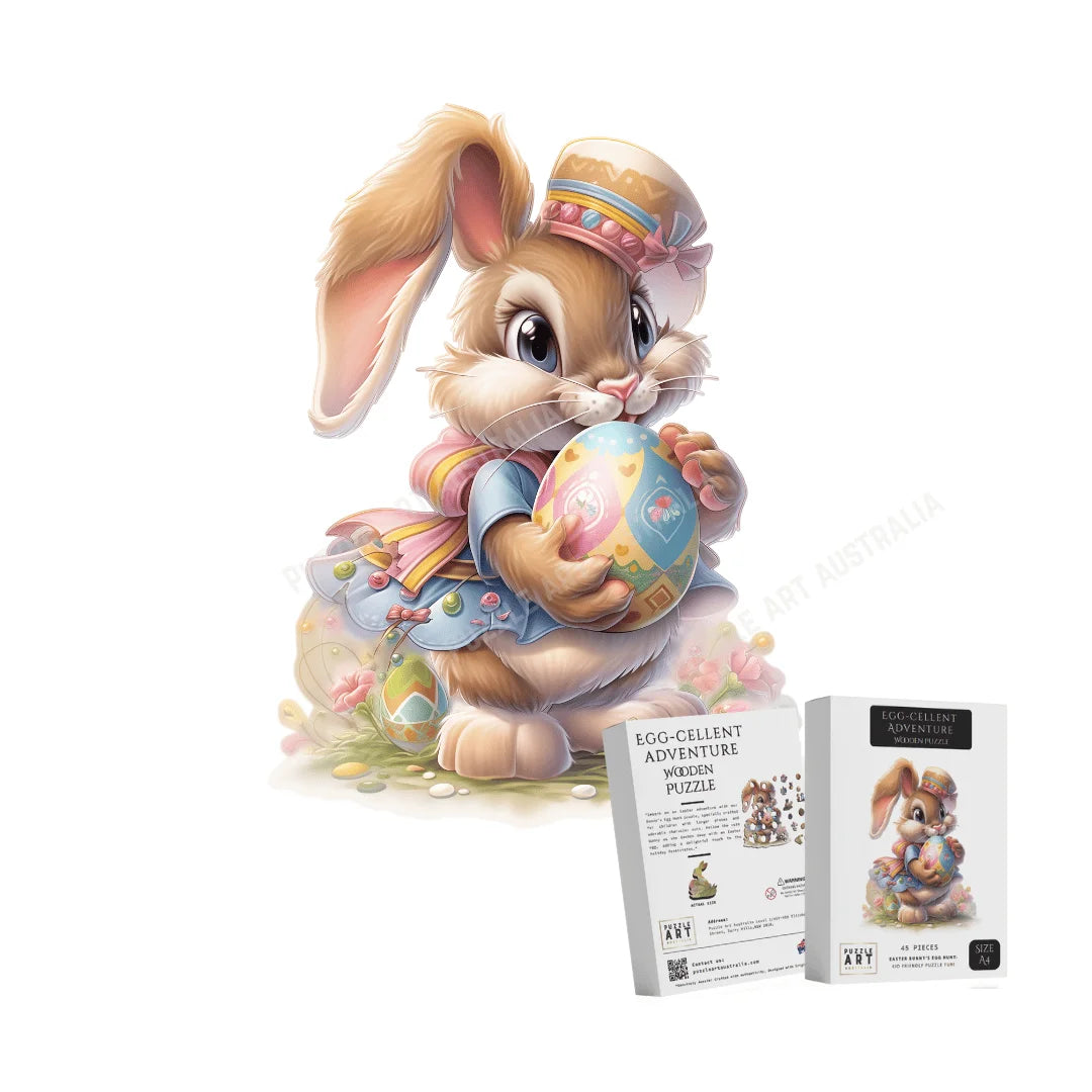 Bunny Hunt Wooden Puzzle Puzzle Art Australia