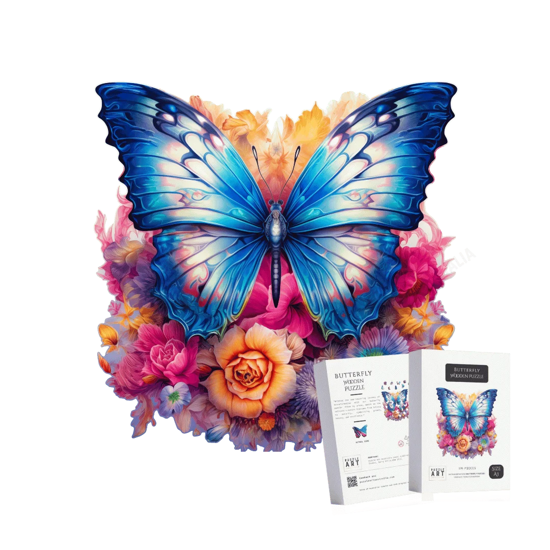 Butterfly Blossom Wooden Puzzle Puzzle Art Australia