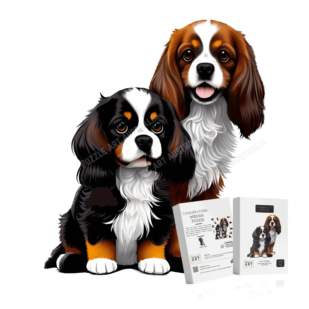 Cavalier Cuties Wooden Puzzle Puzzle Art Australia