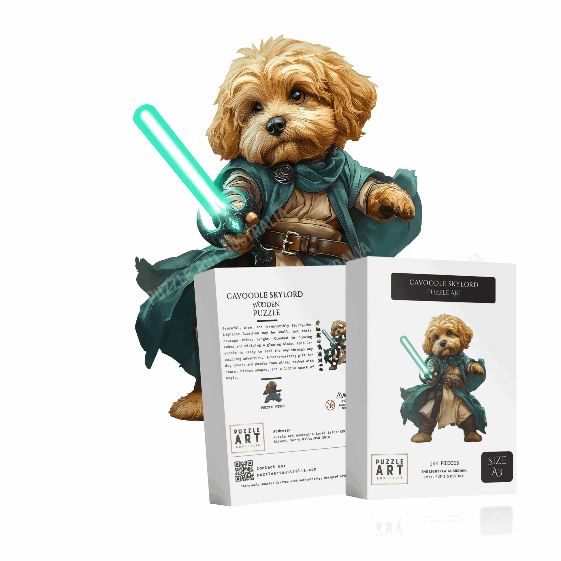 Cavoodle Skylord Wooden Puzzle Puzzle Art Australia