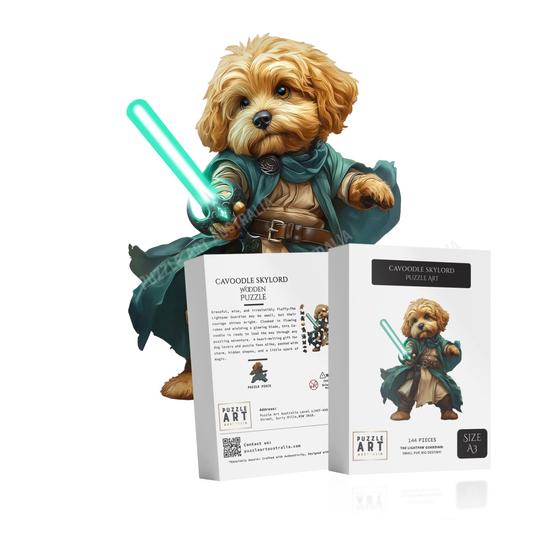 Cavoodle Skylord Wooden Puzzle Puzzle Art Australia