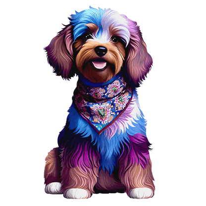 Cavoodle Love Puzzle Art Australia