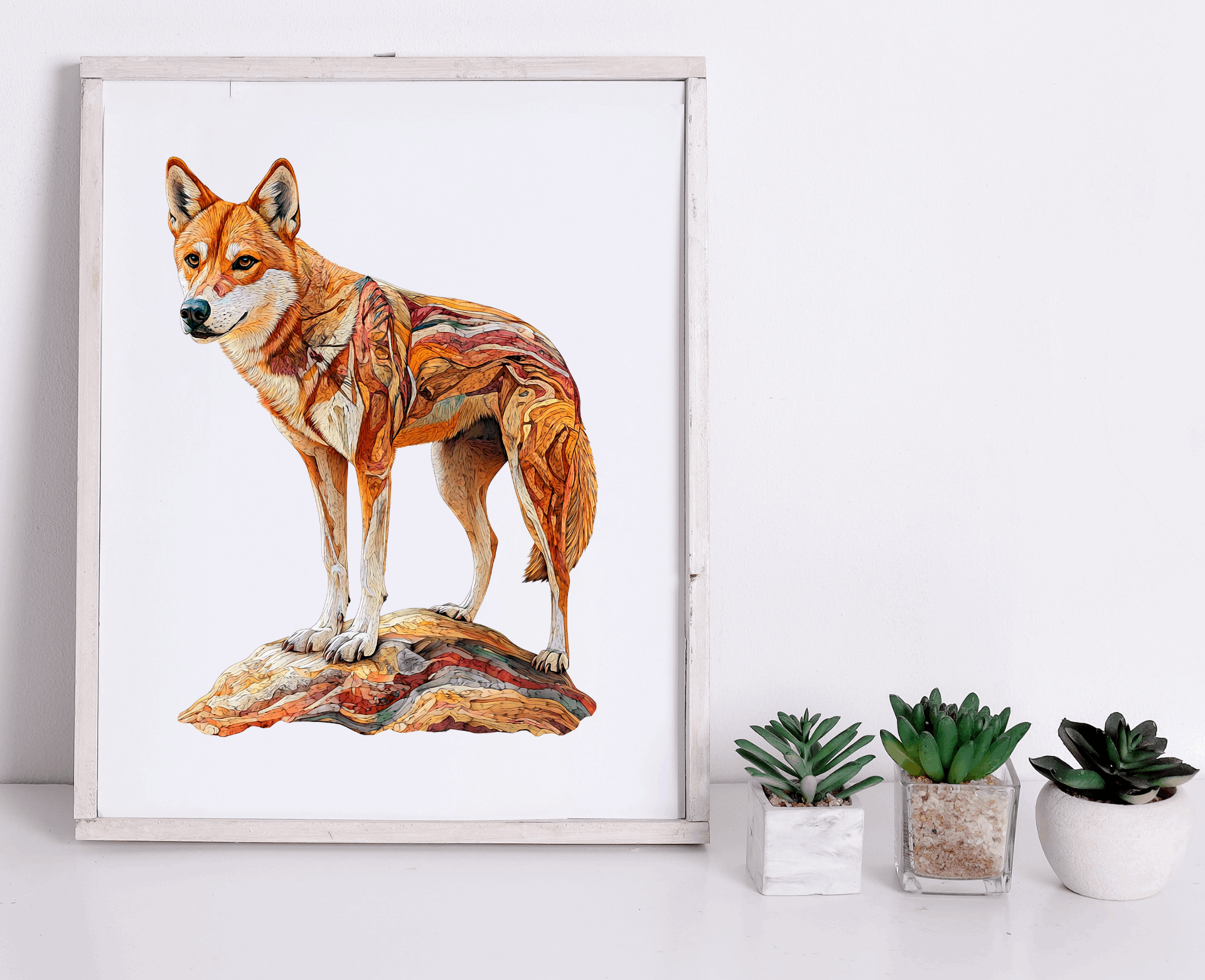Dingo Wooden Puzzle Puzzle Art Australia