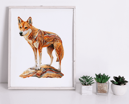 Dingo Wooden Puzzle Puzzle Art Australia