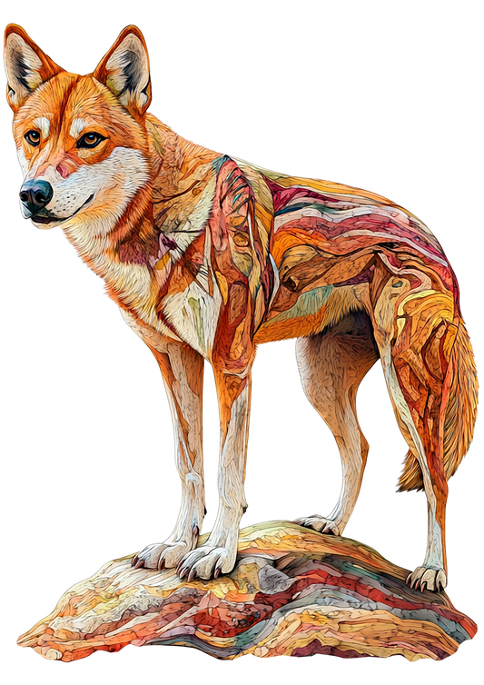 Flamboyant Dingo Wooden Puzzle