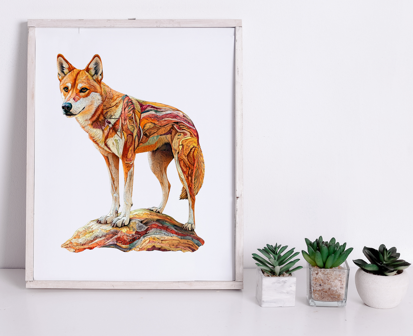 Dingo Wooden Puzzle Puzzle Art Australia
