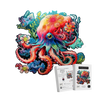 Divine Octopus ~ Wooden Puzzle Art