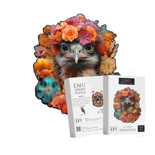 Emu Wooden Puzzle Puzzle Art Australia