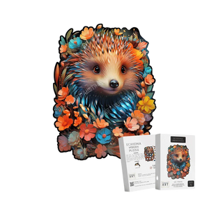 Botanical Echidna Portrait Wooden Puzzle