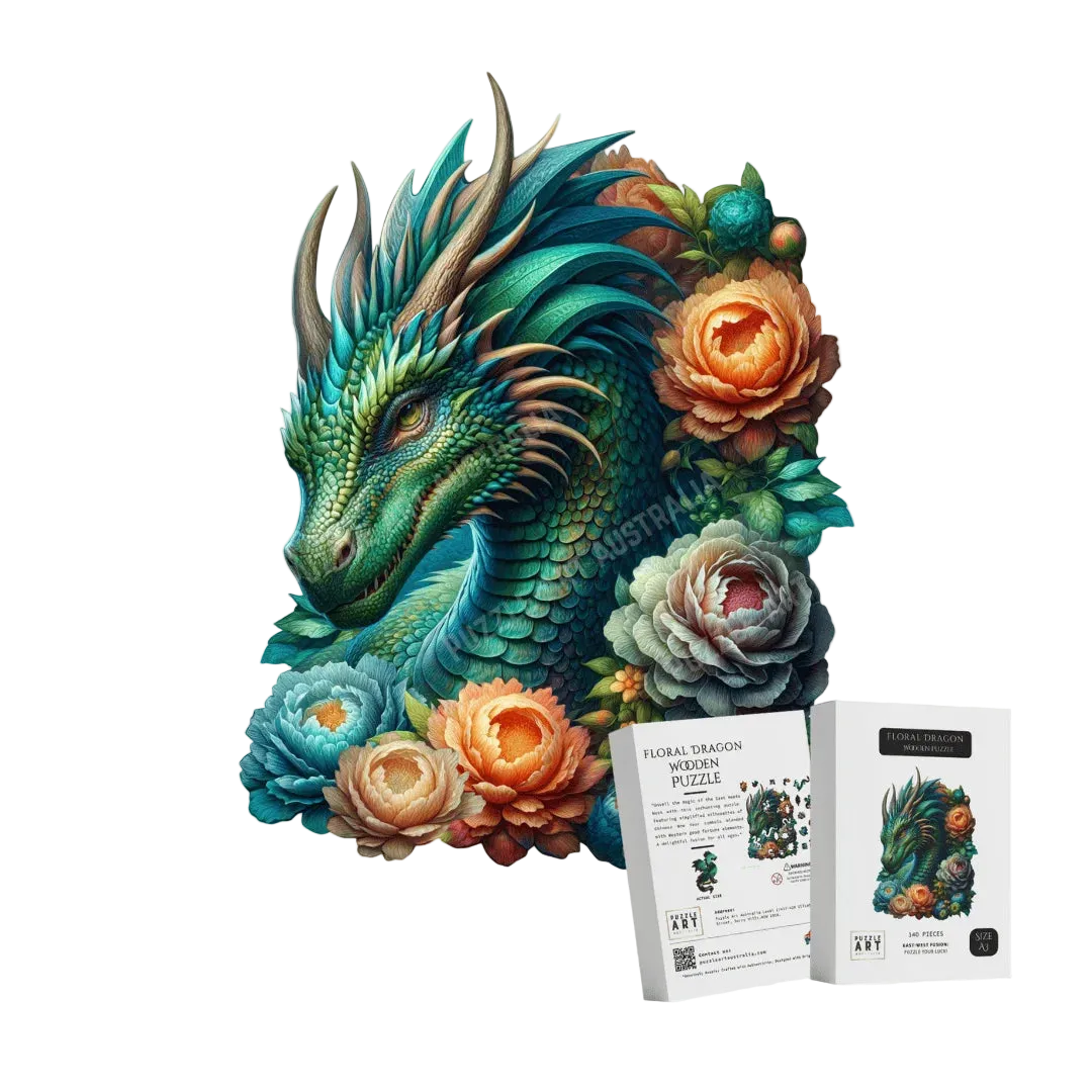 Fantasy Dragon Wooden Puzzle Puzzle Art Australia