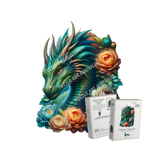Fantasy Dragon Wooden Puzzle Puzzle Art Australia