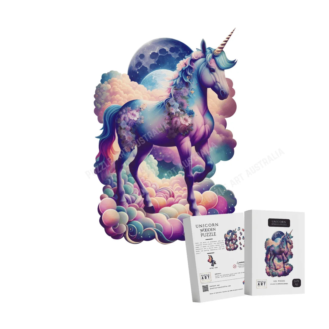 Magical  Unicorn Wooden Puzzle Puzzle Art Australia