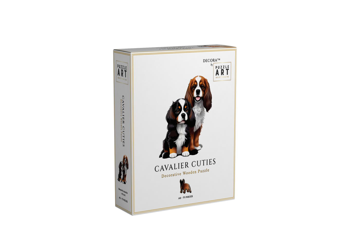 Cavalier Cuties ~ Decorative Wooden Puzzle Puzzle Art Australia