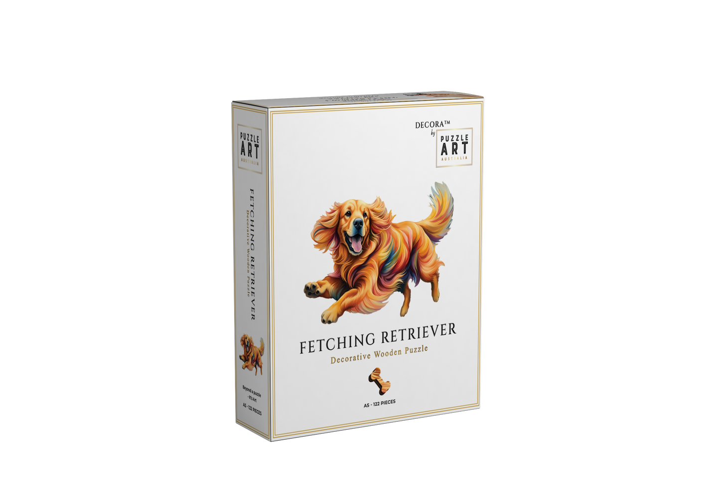 Fetching Retriever ~ Decorative Wooden Puzzle Puzzle Art Australia