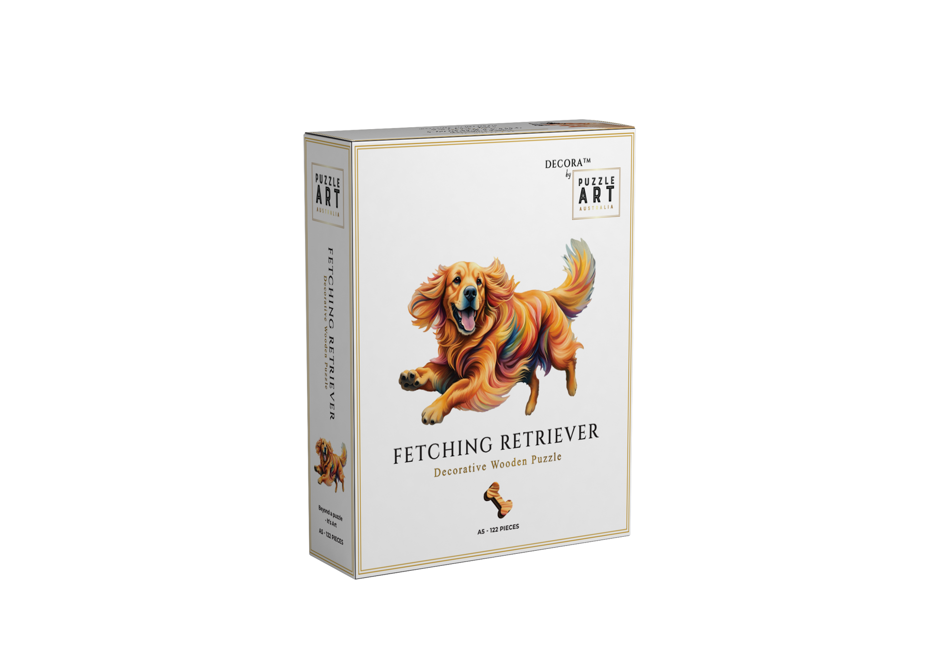 Fetching Retriever ~ Decorative Wooden Puzzle Puzzle Art Australia