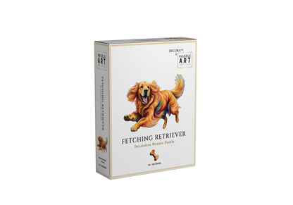 Fetching Retriever ~ Decorative Wooden Puzzle Puzzle Art Australia