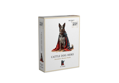 Cattle Dog Hero Wooden Puzzle Puzzle Art Australia