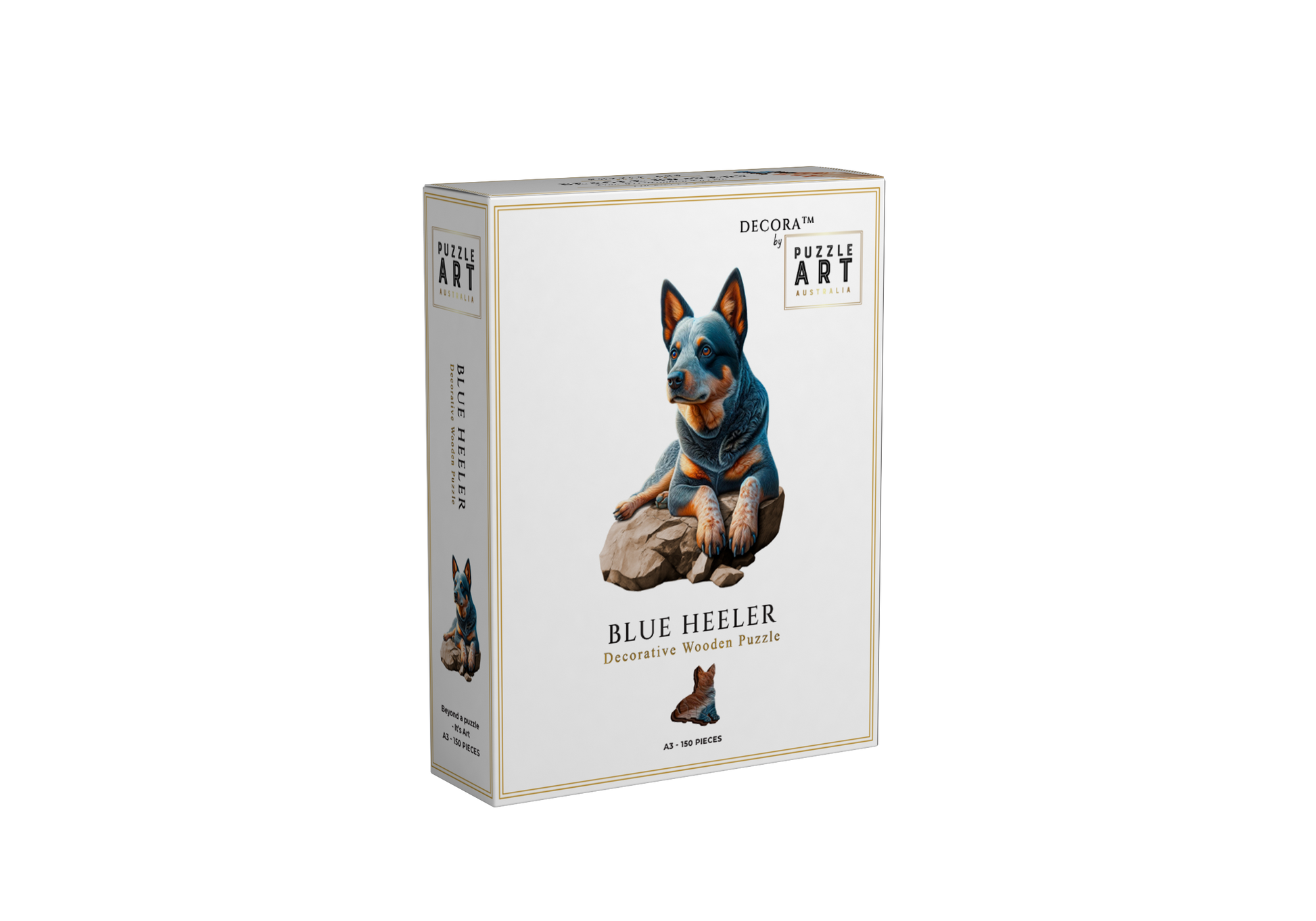 Blue Heeler ~ Decorative Wooden Puzzle Puzzle Art Australia