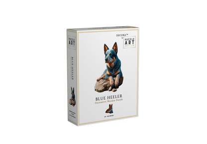Blue Heeler ~ Decorative Wooden Puzzle Puzzle Art Australia