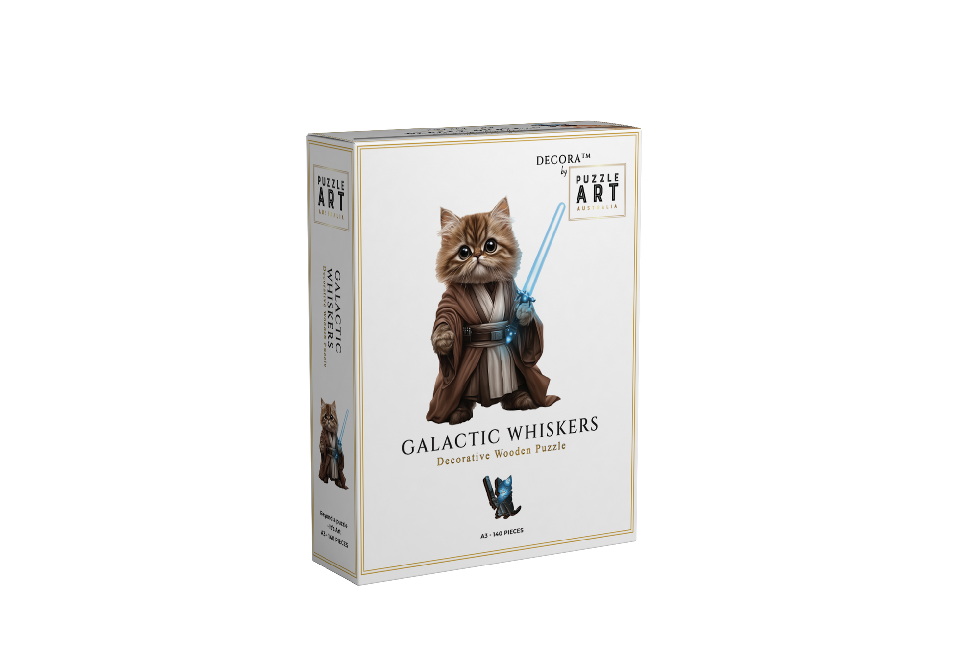 Galactic Whiskers ~ Decorative Wooden Puzzle Puzzle Art Australia