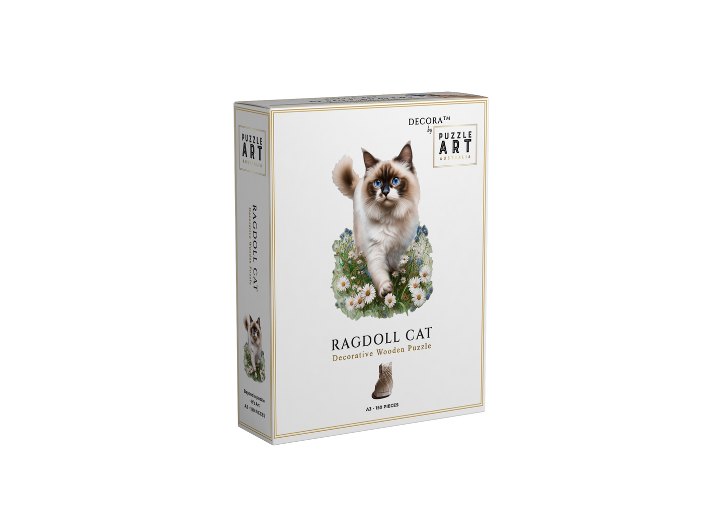 Ragdoll Cat ~ Decorative Wooden Puzzle Puzzle Art Australia