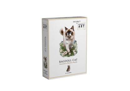 Ragdoll Cat ~ Decorative Wooden Puzzle Puzzle Art Australia