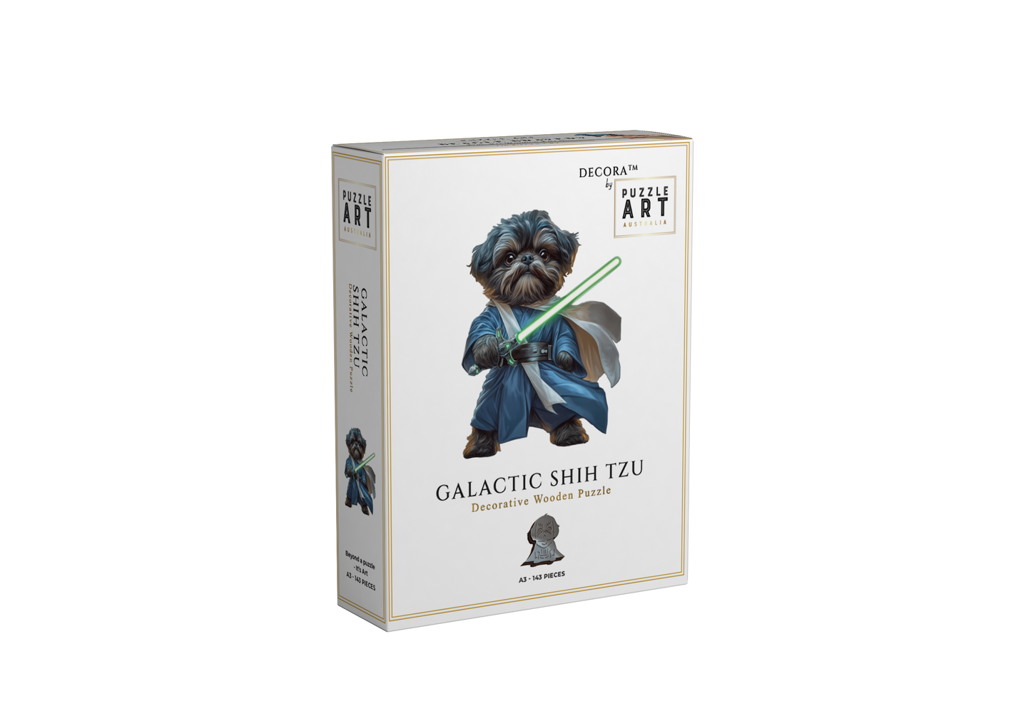 Galactic Shih Tzu ~ Decorative Wooden Puzzle Puzzle Art Australia