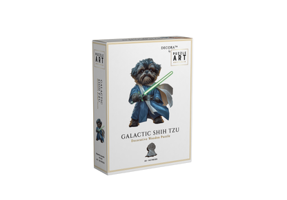 Galactic Shih Tzu ~ Decorative Wooden Puzzle Puzzle Art Australia