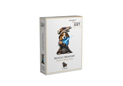 Beagle Bravery ~ Decorative Wooden Puzzle Puzzle Art Australia