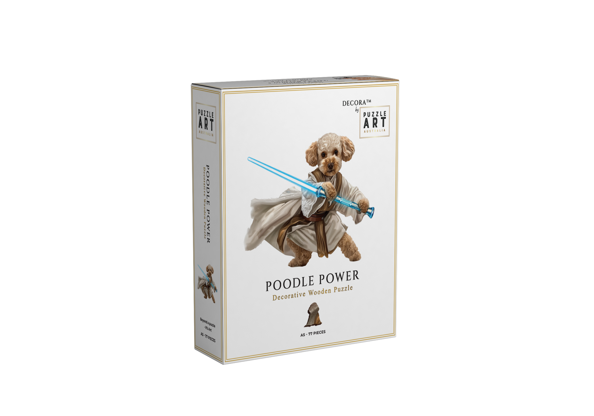 Poodle Power ~ Decorative Wooden Puzzle Puzzle Art Australia