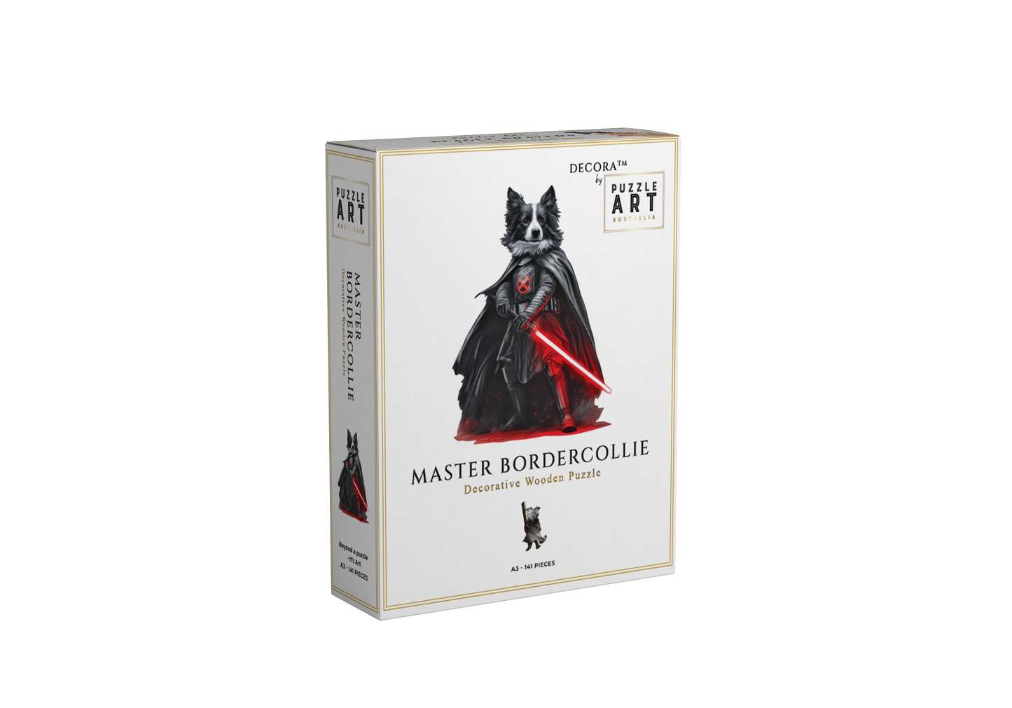 Master Bordercollie ~ Decorative Wooden Puzzle Puzzle Art Australia