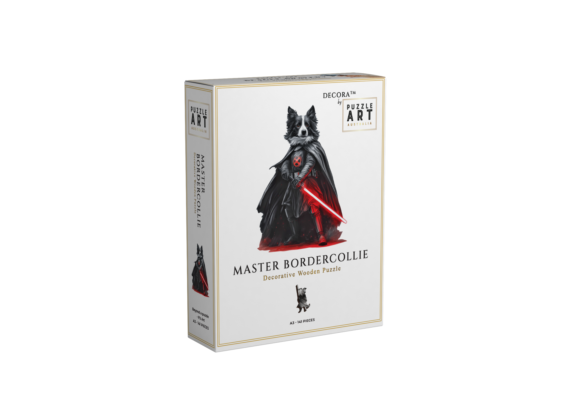 Master Bordercollie ~ Decorative Wooden Puzzle Puzzle Art Australia