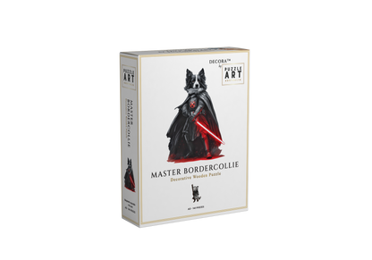 Master Bordercollie ~ Decorative Wooden Puzzle Puzzle Art Australia