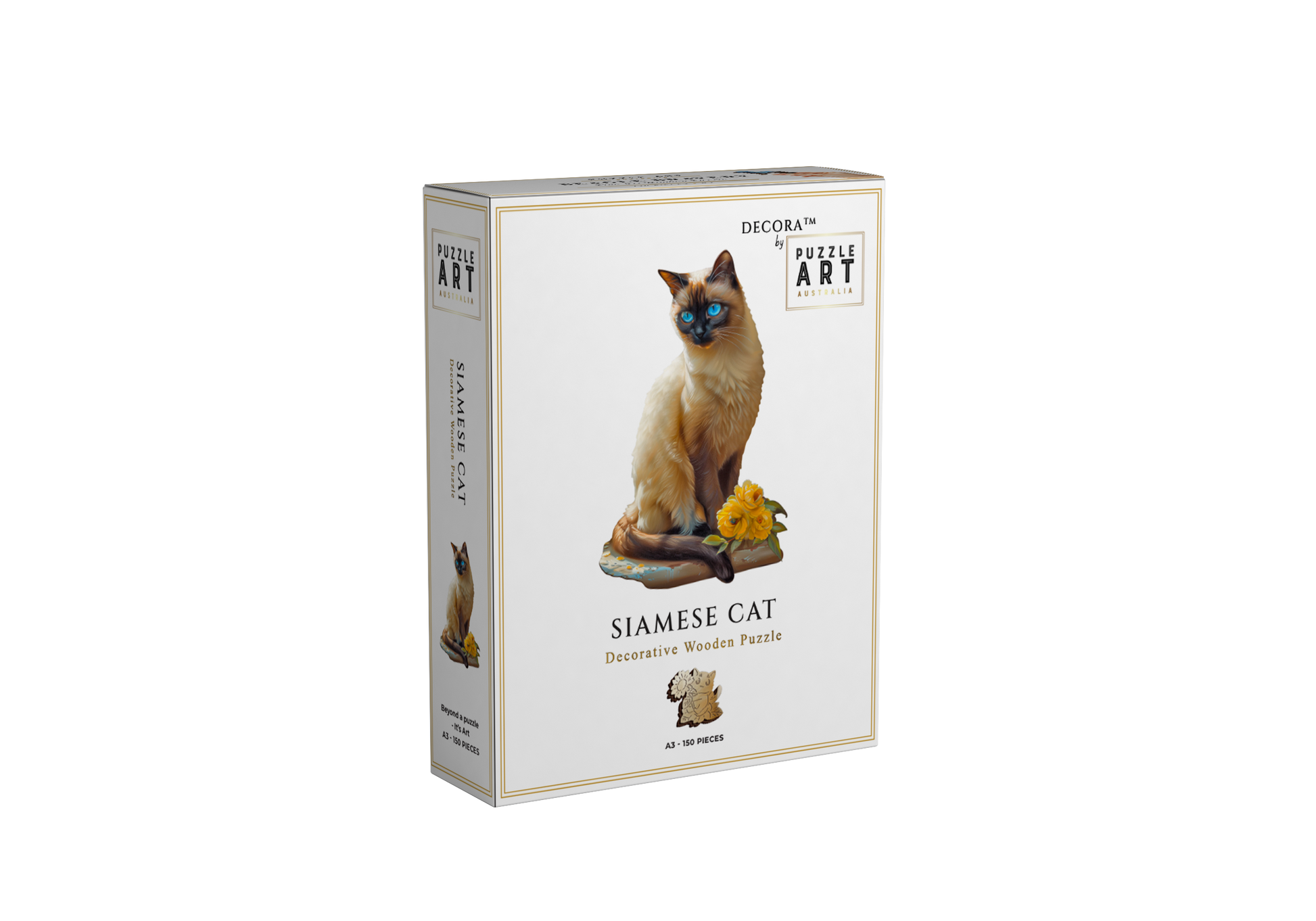 Siamese Cat ~ Decorative Wooden Puzzle Puzzle Art Australia