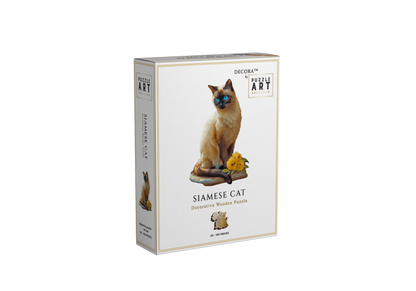 Siamese Cat ~ Decorative Wooden Puzzle Puzzle Art Australia