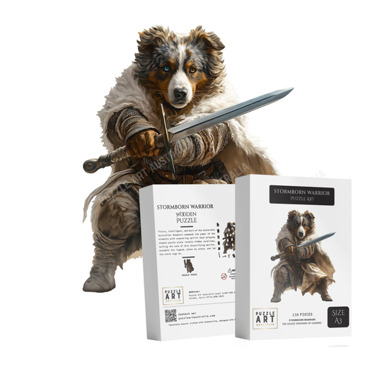 Stormborn Warrior Wooden Puzzle Puzzle Art Australia