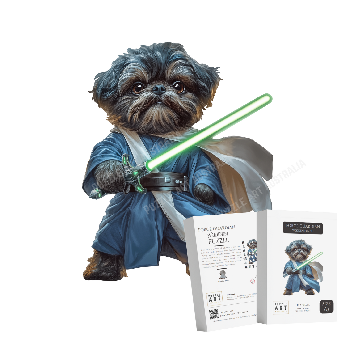 Galactic Shih Tzu Wooden Puzzle Puzzle Art Australia