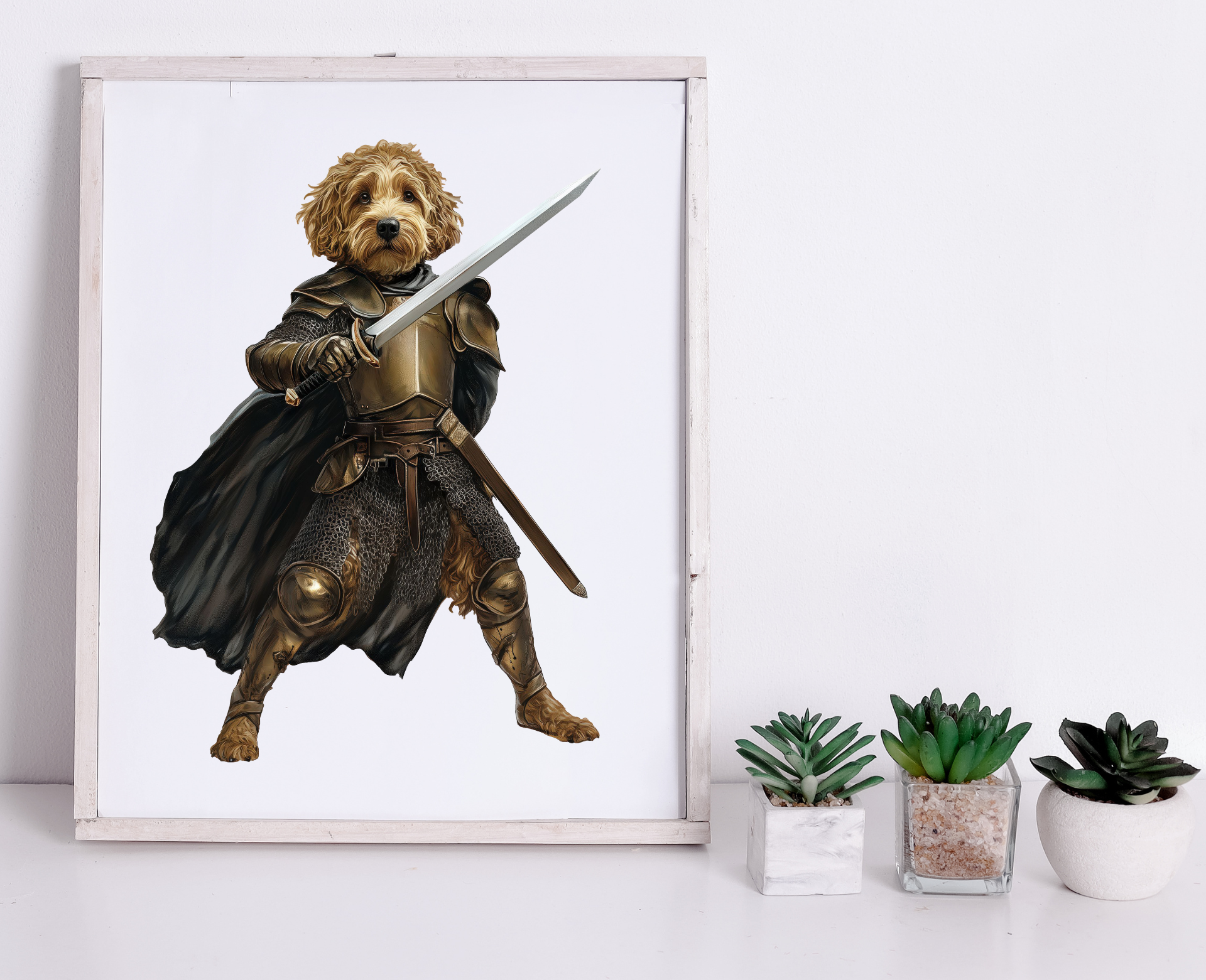 Golden Knight Groodle Wooden Puzzle Puzzle Art Australia