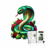 Green Snake Wooden Puzzle