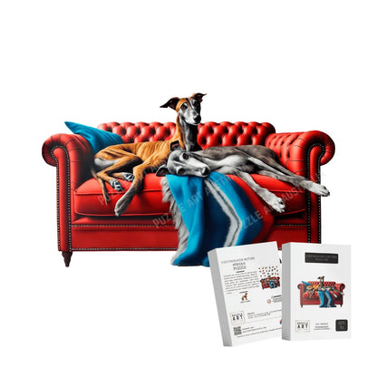 Greyhounds Retire Wooden Puzzle Puzzle Art Australia