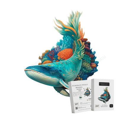 Humpback Whale Wooden Puzzle Puzzle Art Australia