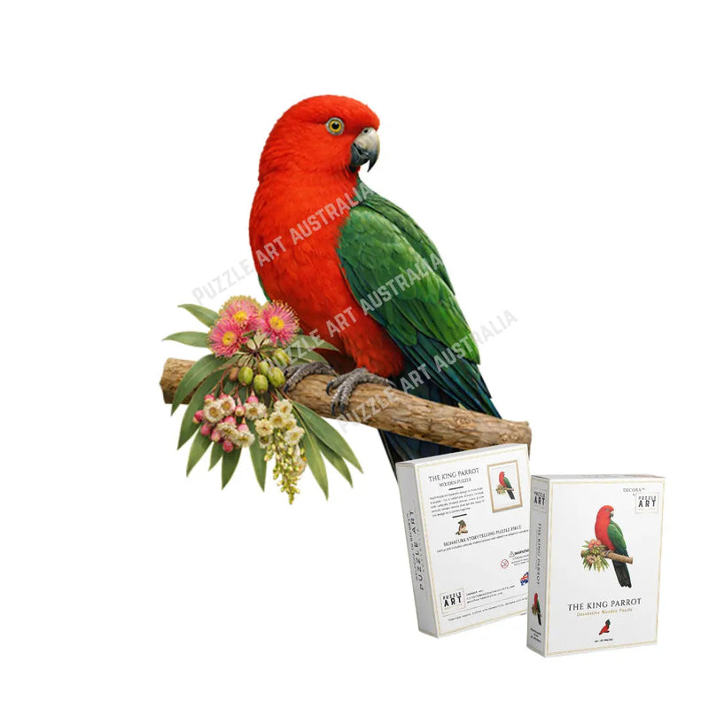 King parrot Puzzle Art Australia