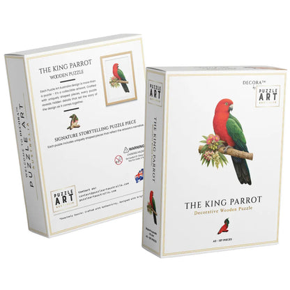 King parrot Puzzle Art Australia