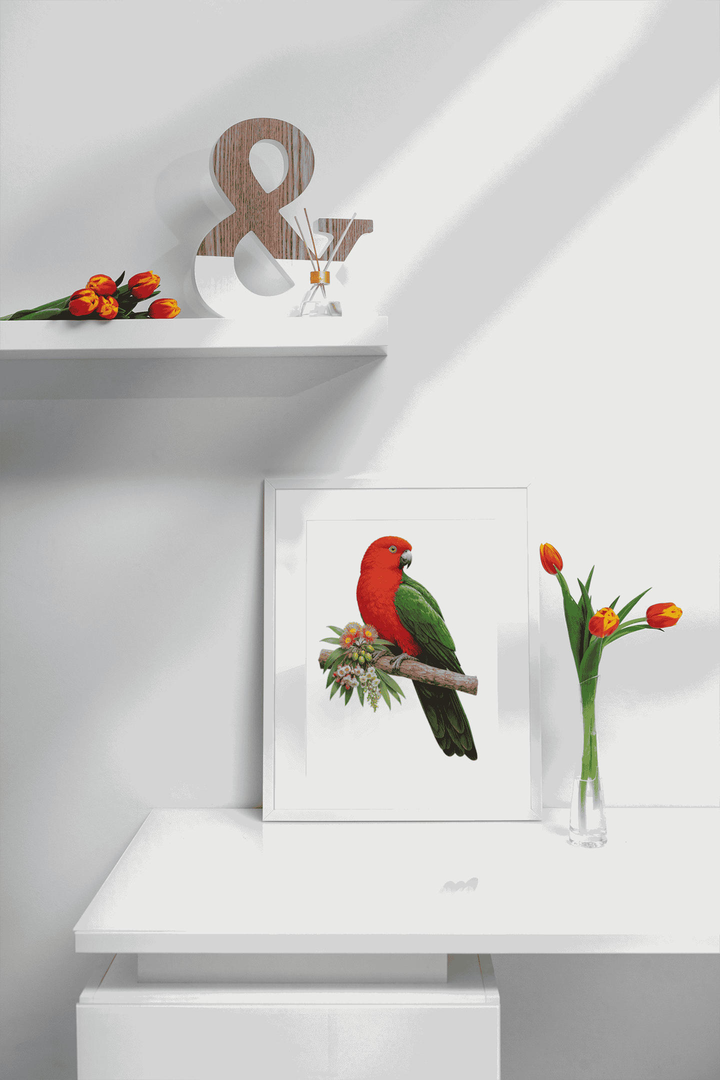 King parrot Puzzle Art Australia