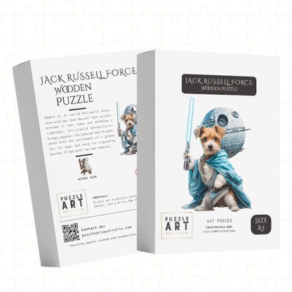 Jack Russell Force Puzzle Art Australia